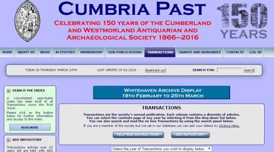 Cumberland Westmorland Website